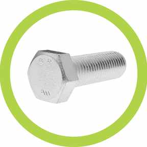 Viti con filettatura metrica ISO a testa esagonale - inox