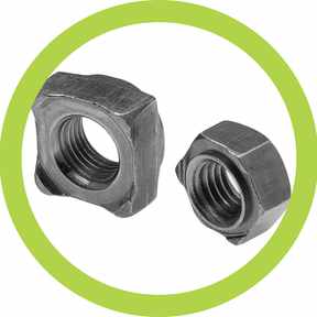 Dadi a saldare - inox