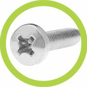 Viti autoformanti trilobate a testa cilindrica - inox