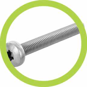 Viti con filettatura metrica ISO a cava esalobata (Tx) - inox