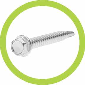 Viti autoperforanti a testa esagonale - inox