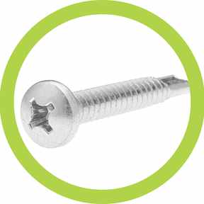 Viti autoperforanti a testa cilindrica - inox