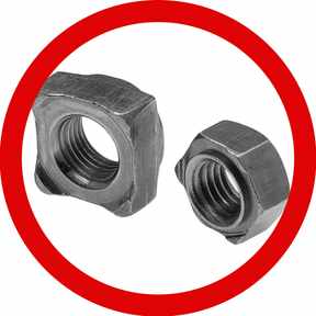 Welding Nuts - 8/6S