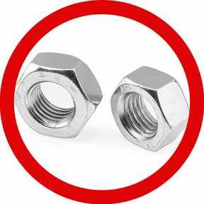 Us Standard Hex Nuts - 8/6S