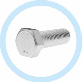 Viti con filettatura metrica ISO a testa esagonale - Materiali Plastici