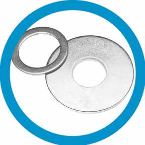 Rondelle e Piastrine Piane - Acciaio per molle