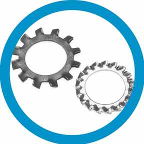 Rondelle Dentellate - Acciaio per molle