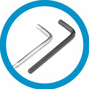 Chiavi esagonali - Acciaio per molle