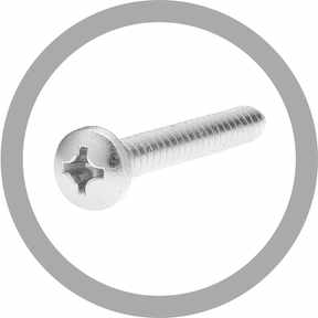 Viti autofilettanti a testa cilindrica - Acciaio