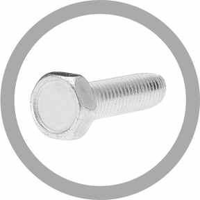 Viti autoformanti trilobate a testa esagonale - Acciaio