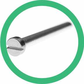 Viti per metallo con intaglio - 4.8