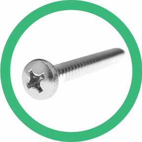 Viti per metallo con impronta a croce - 4.8