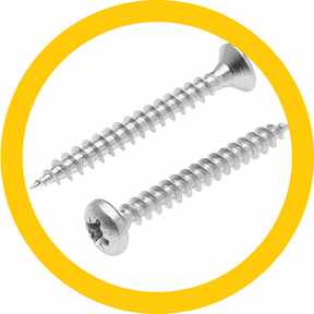 Viti per legno - Ottone