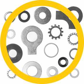 Unterlegscheiben und Platten - Messing