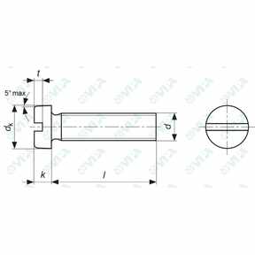 slotted pan head screws