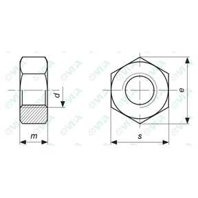 tuercas hexagonales