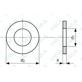 Rondelle piane a fascia stretta