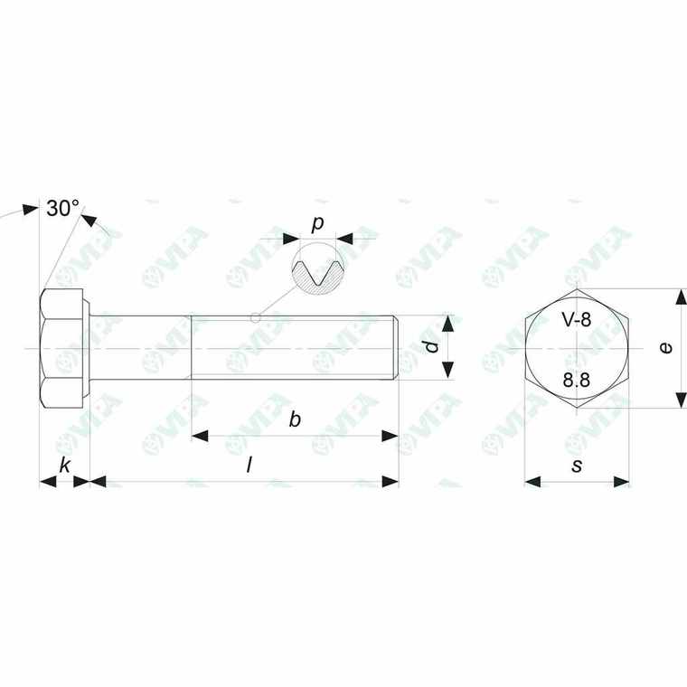 Aexit # 4-40 x 5/16' 'Viti a testa bombata a testa esagonale in acciaio UNC ner-o 20 pezzi ID: 569227